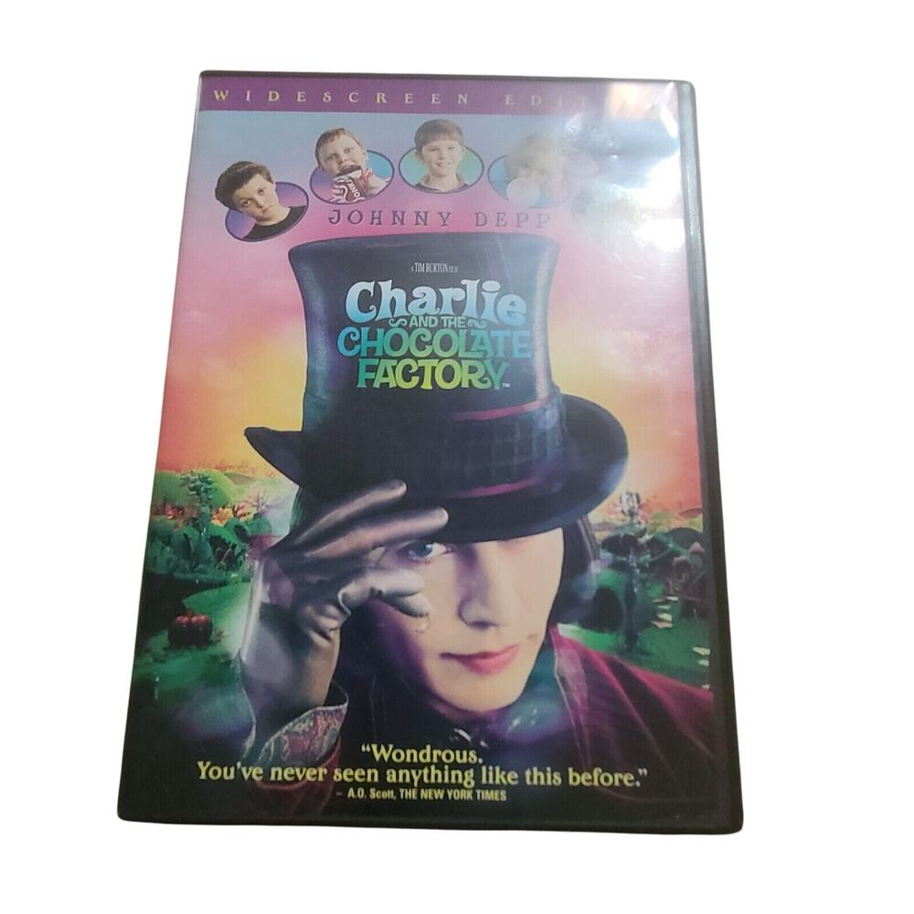 Charlie and the Chocolate Factory (DVD, 2005) TESTED